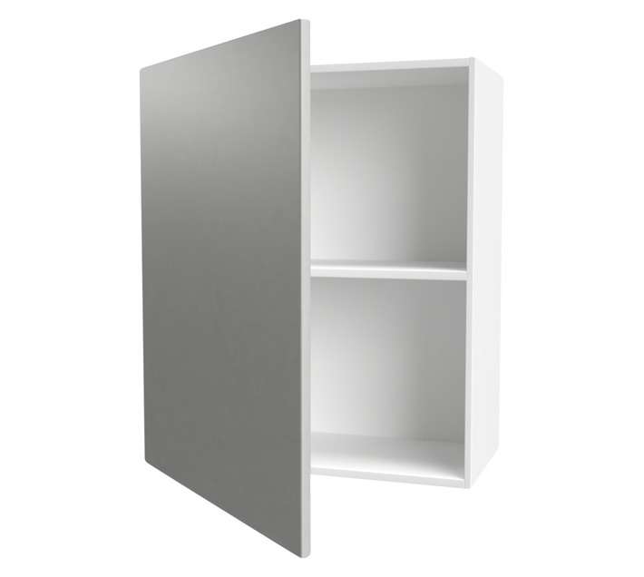 Home and Kitchen Gloss Top Cabinet Unit - Stone Grey (600 x 300 x 720mm)
