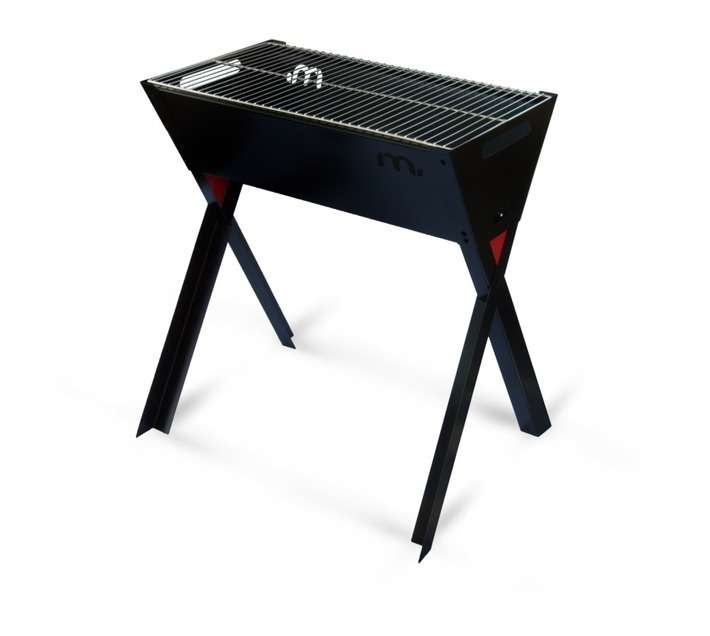 Megamaster 700 Charcoal Barrel Braai - Black