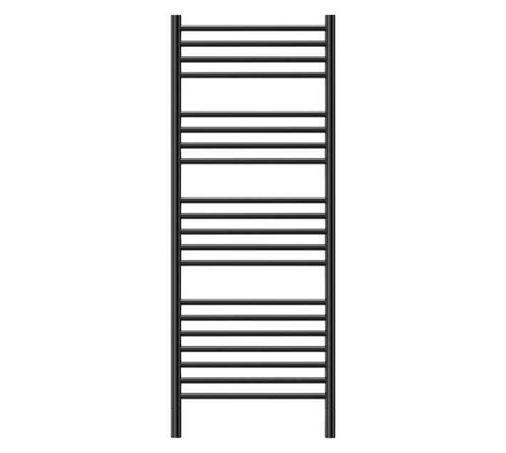 Jeeves ZAD0520GR Classic D Heated Towel Rail - Black (118 x 520 x 1340mm)