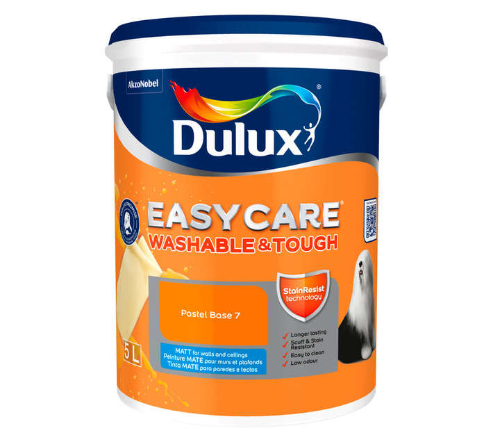 Dulux Easycare Washable Matt Pastel Base 7 (5L)