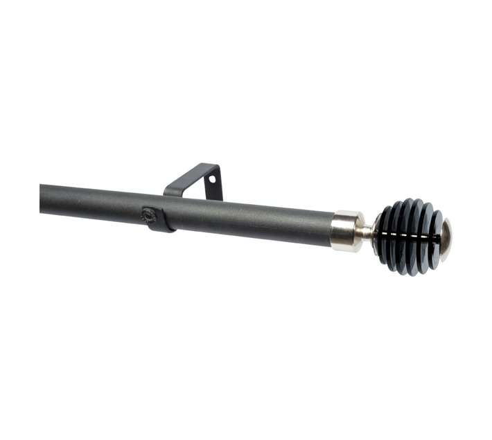 Design House 28PSS15MB Single 28mm Stacked Pole Set - Black (1500mm)