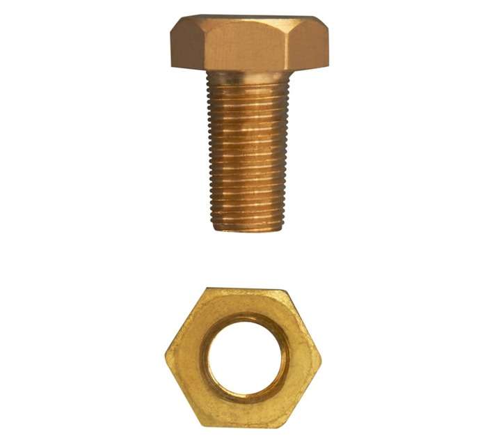 Eureka 1CN80U Set Screw and Nut Solid Brass (10 x 20mm)