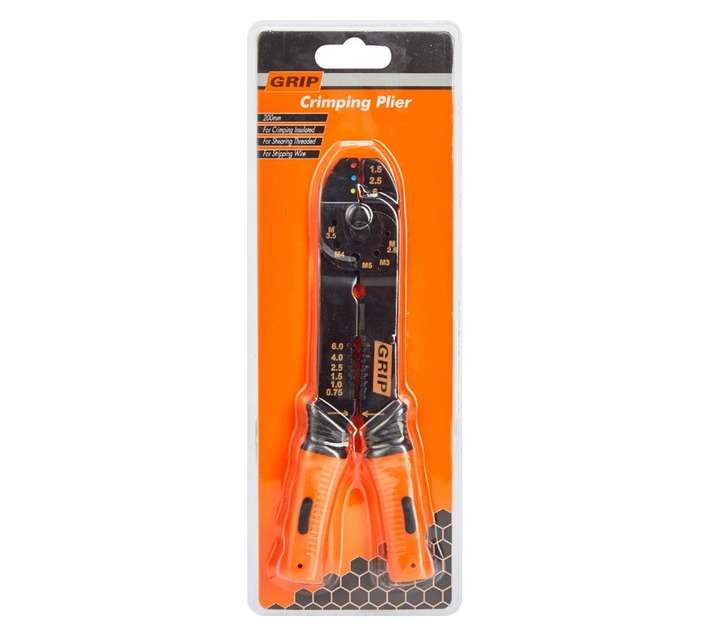 Grip crimping pliers