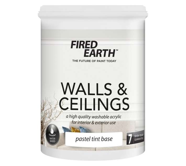 Fired Earth Walls and Ceilings Pastel Base (1L)
