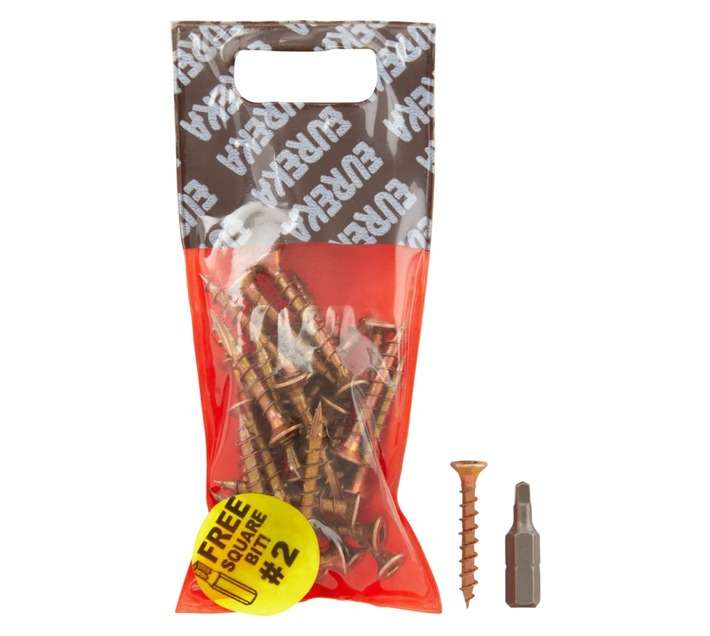 Eureka 1FD20U 4 x 30mm Cut Screw Full Thread (25 Pack)