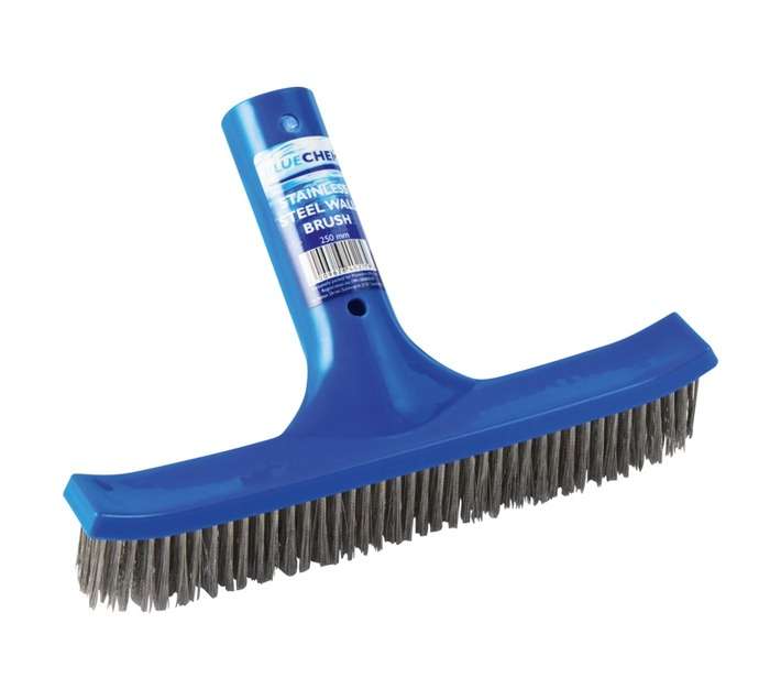 Bluechem Brush with Stainless Steel Bristles - Blue (250mm)