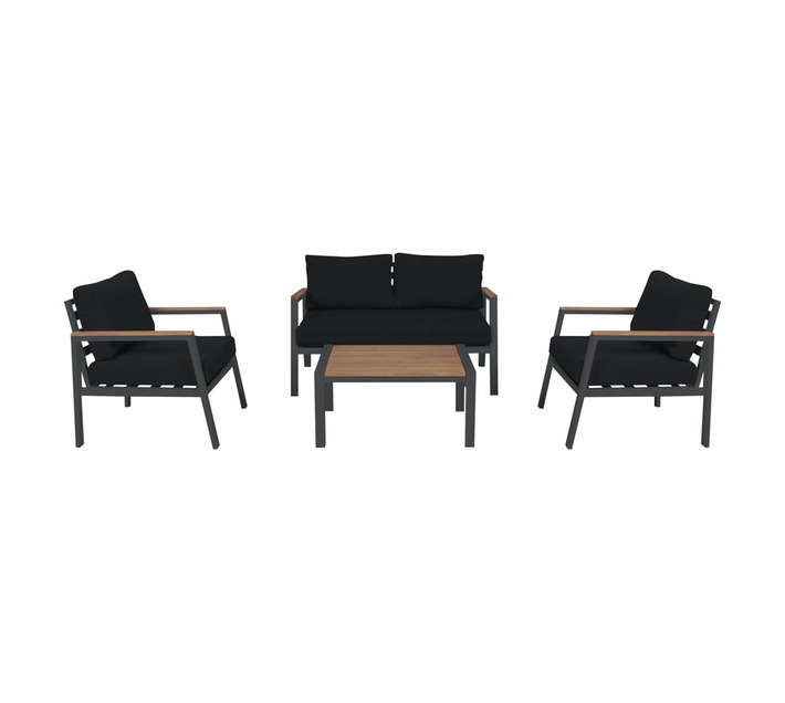 Mayfair Conversation Patio Set - Gunmetal