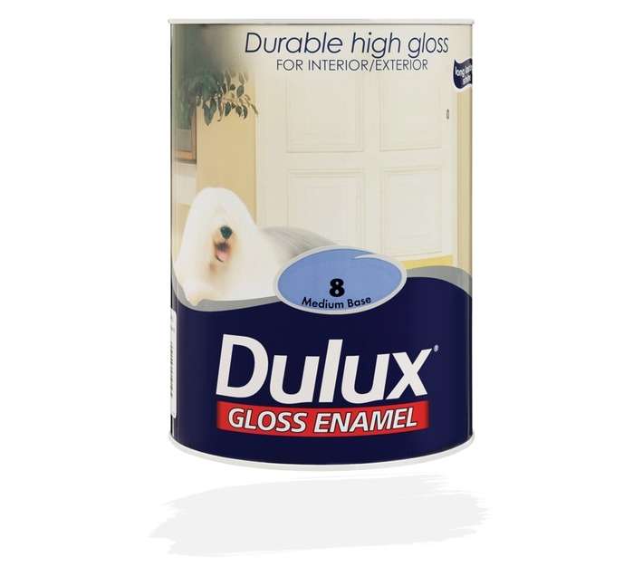Dulux Gloss Enamel Medium Base 8 (5L)