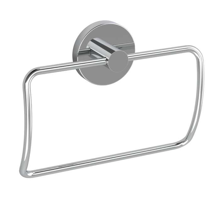 Evovac Stainless Steel Round Towel Ring - Silver