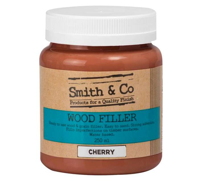 Smith and Co Wood Filler - Cherry (250ml)