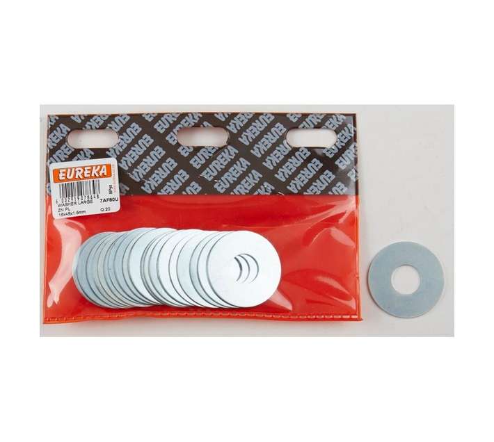 Eureka 20 x Large Flat Washers (16 x 45 x 1.5mm)