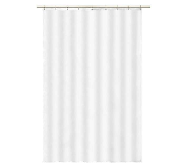 Dejay Standard Drip Dry Shower Curtain - White (1300 x 1 x 2000mm)