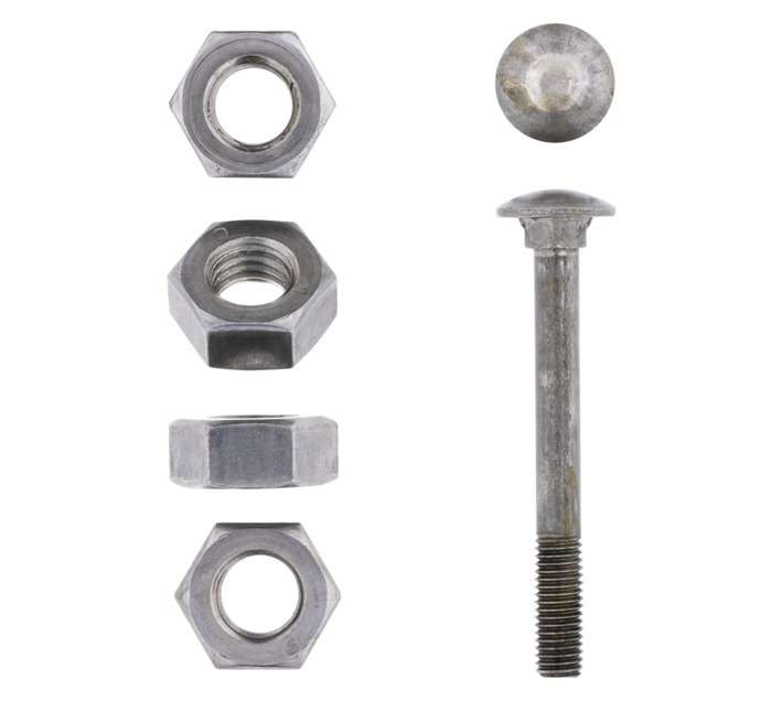 Eureka 25 x Cup Square Zinc Plated Bolt and Nut (90 x 10 x 10mm)
