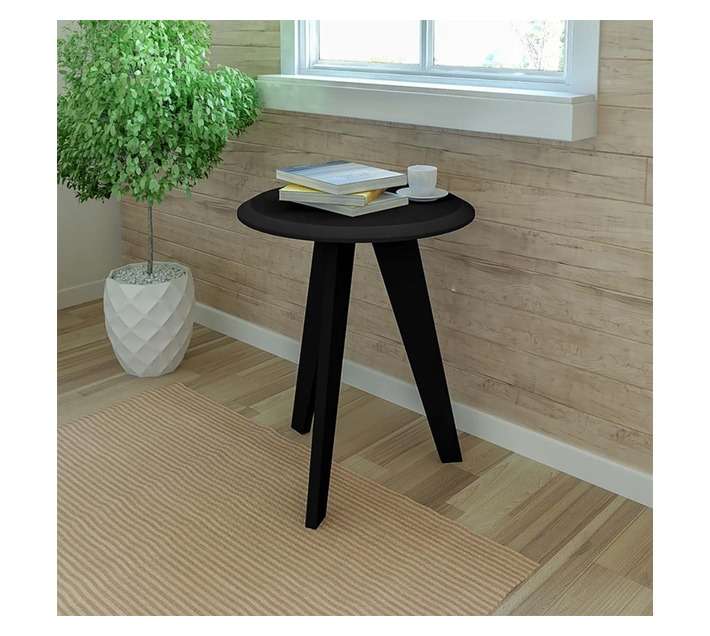 Click Furniture Ellis End Table - Black (540 x 540 x 650mm)