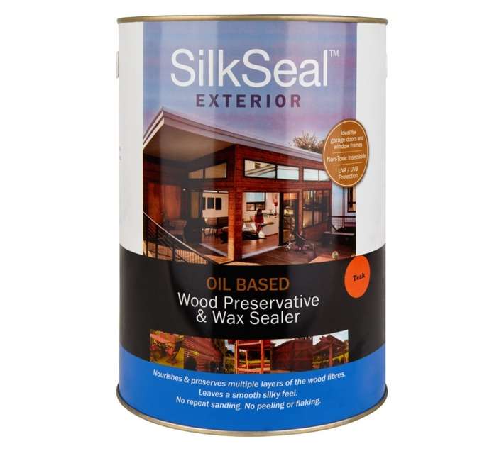 Silkseal Wood Preservative - Teak (5L)