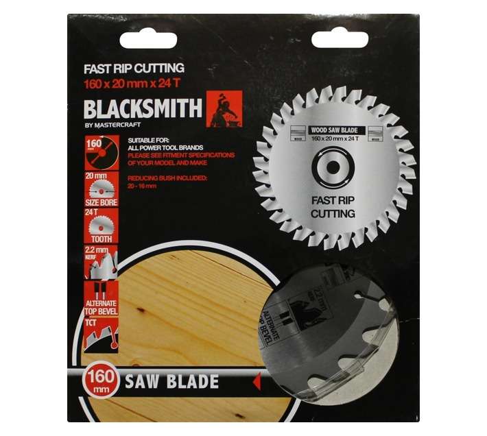 Blacksmith 160 x 16mm x 24t Circle Saw Blade