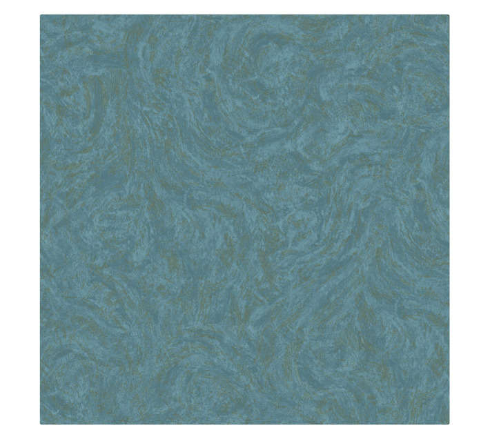 Fired Earth Marble Wallpaper - Blue (10m x 530mm)