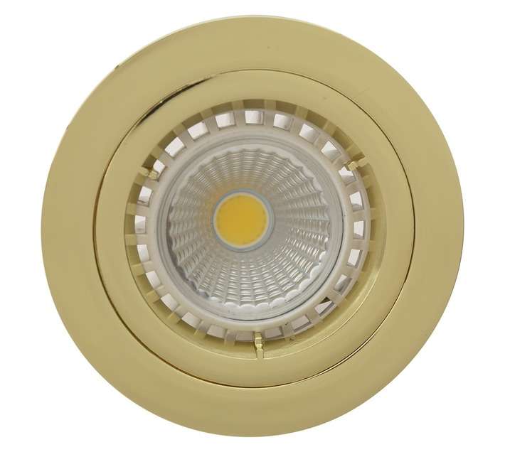 Eurolux Twist Lock Straight Downlight - Brass (50W)