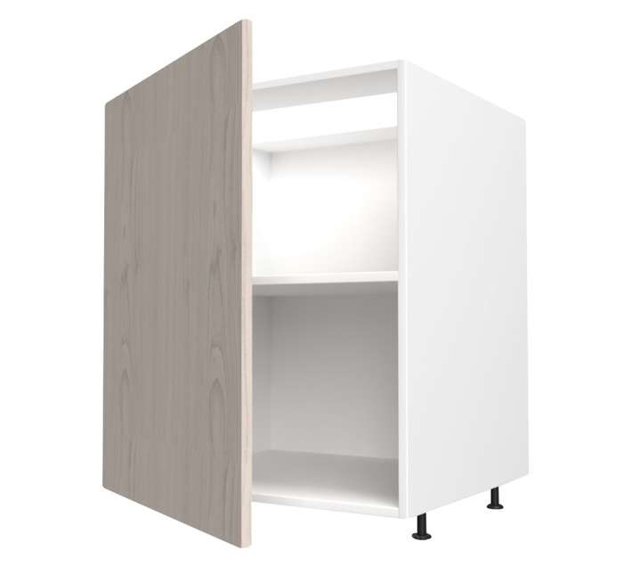 Home and Kitchen Melamine Base Cabinet Unit - Black Cherry (600 x 560 x 720mm)