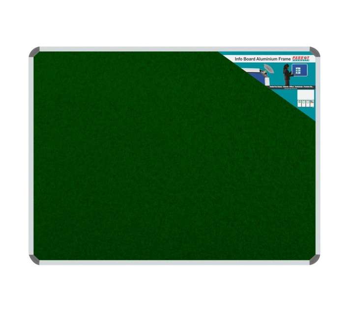 Parrot Products BD0760G Aluminium Frame Information Board - Green (1500 x 1200mm)
