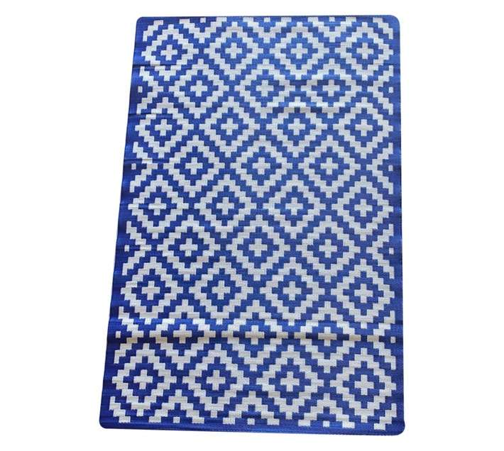 Stefano and Co Pitaya Diamond Outdoor Rug - Blue (2700 x 1800mm)