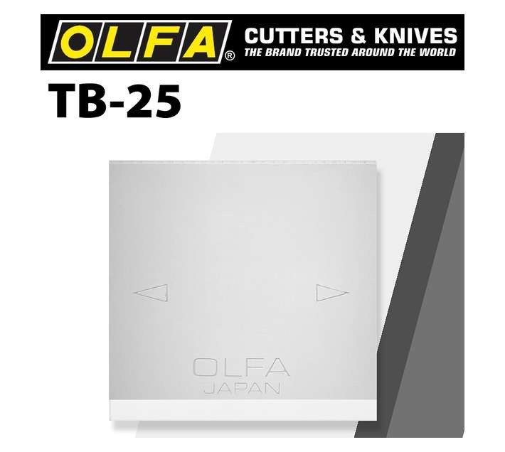 Olfa BLA TB25 10 x Scraper Blades for Cutter T25