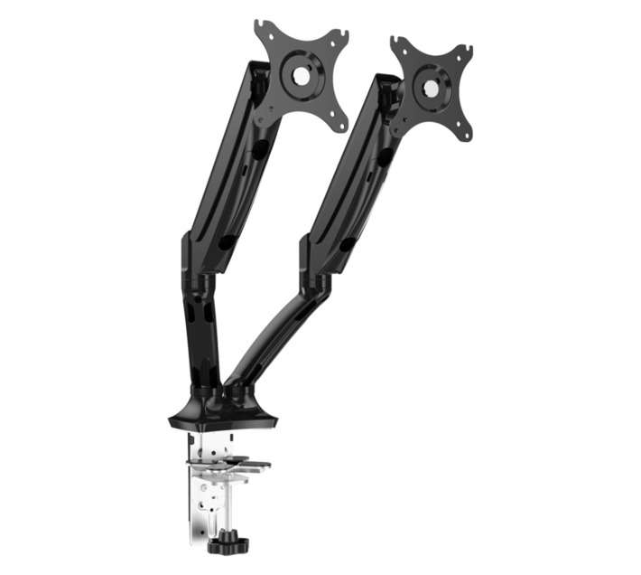 Ergonomicsdirect Dual Screen Adjustable Arm Mount - Black (340 x 150 x 170mm)