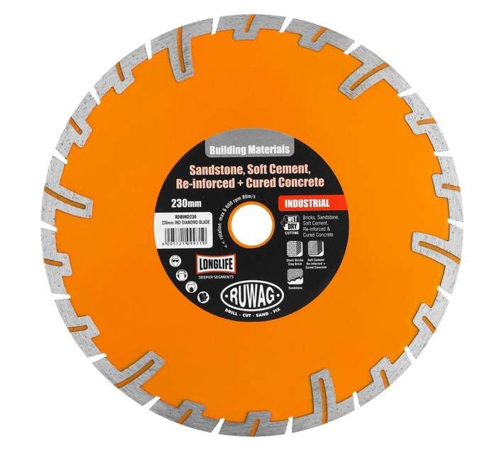Ruwag Industrial Diamond Blade (230 x 2.6mm)