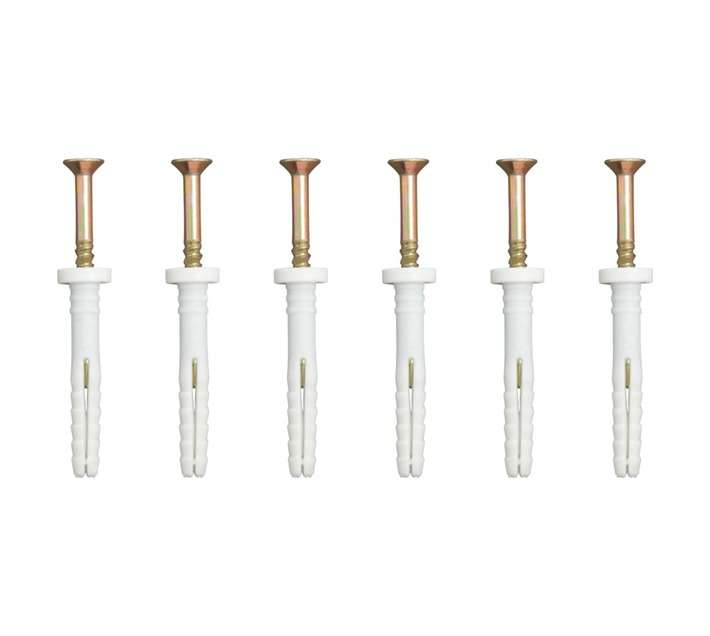 Eureka 6P20 5 x 35mm Nail In Rimmed - White (6 Pack)