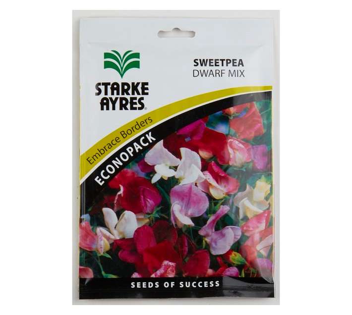 Sweetpea Garden Dwarf Mix Economy Packet