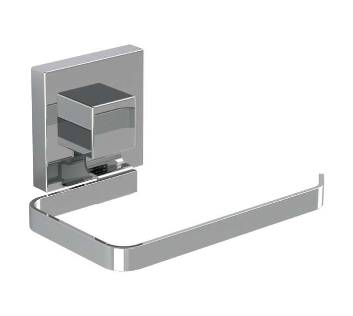 Evovac Stainless Steel Square Toilet Roll Holder - Silver