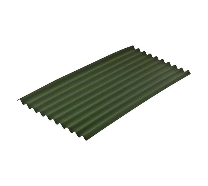 Onduline Double Resin Sheet - Green (2000 x 950mm)