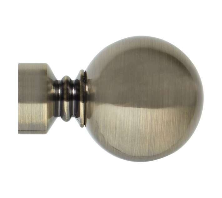 Solid Ball Finial - Brushed Bronze (32mm)