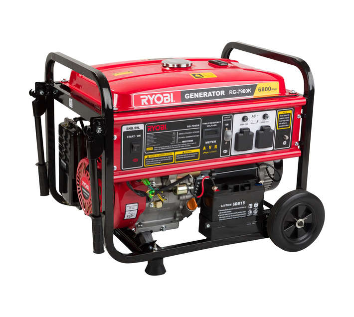 Ryobi RG-7900K Generator 7500W 4-Stroke Key-Start