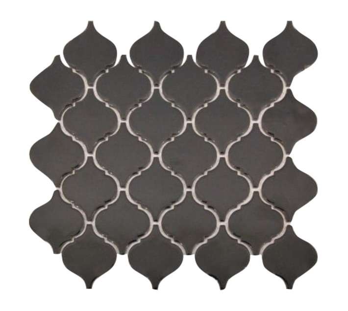 Douglas Jones Gloss Lantern Mosaic Tile - Black (293 x 245mm)