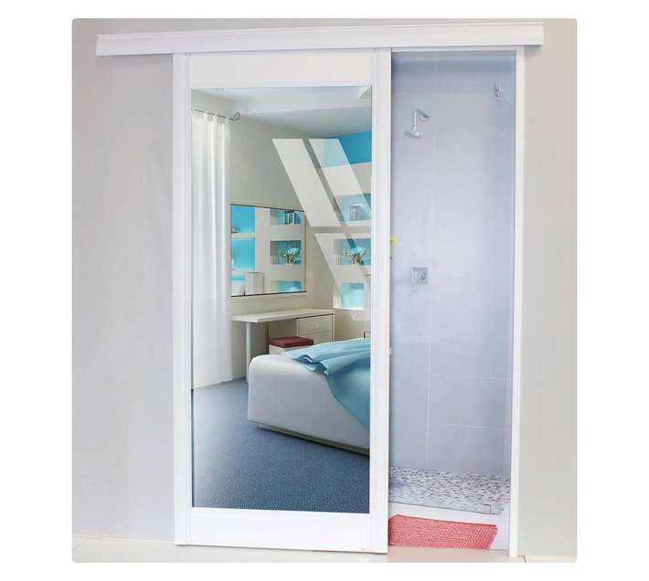 Slide 'n Space Slider 1 Side Mirror 1 Side White