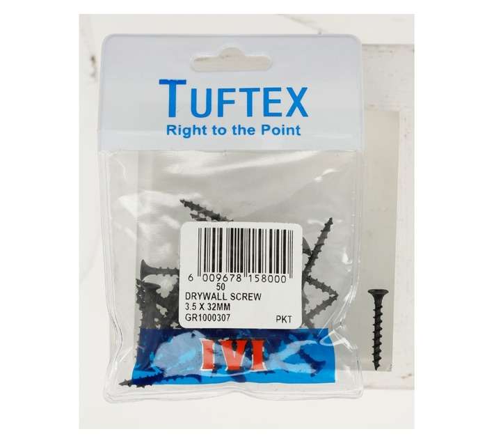 Tuftex 50 x Drywall Screws (3.5 x 32mm)
