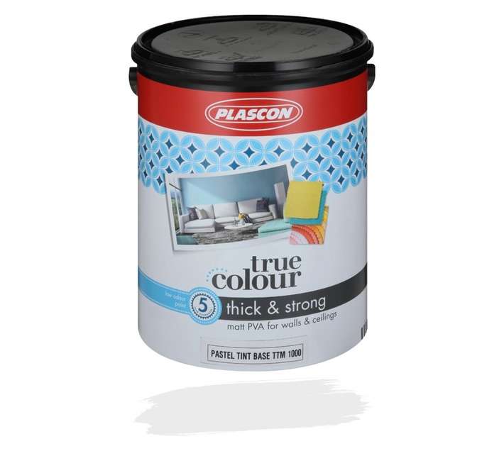 Plascon True Colour Thick and Strong Pastel Base (5L)