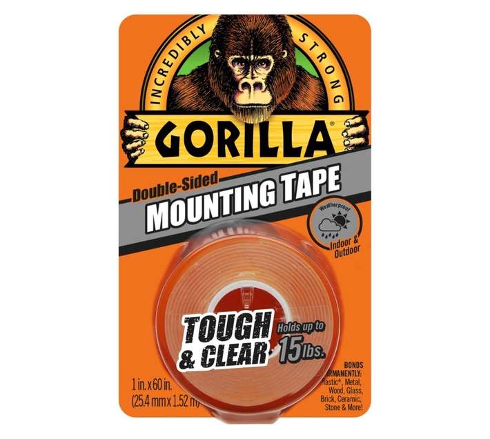 Gorilla Mounting Tape - Clear (1520 x 25.4mm)