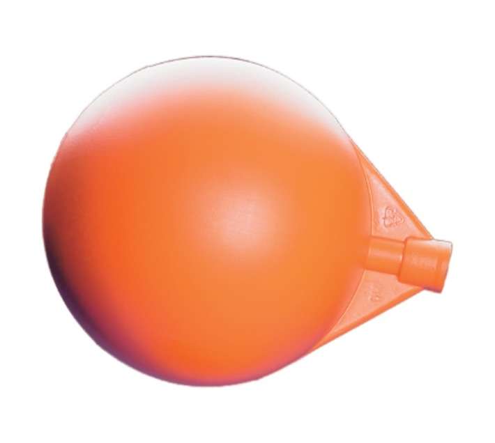 Dutton Plastics FP21A Plastic Ball Floater - Orange (110mm x 8mm)