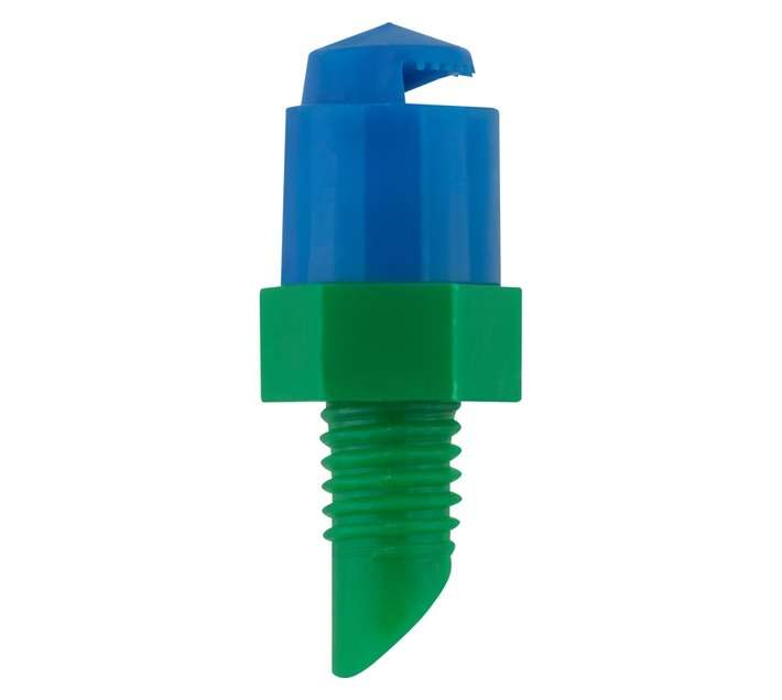 Microjet PN006 10 x 180 Degree Long Range Sprinkler Heads - Green/Blue