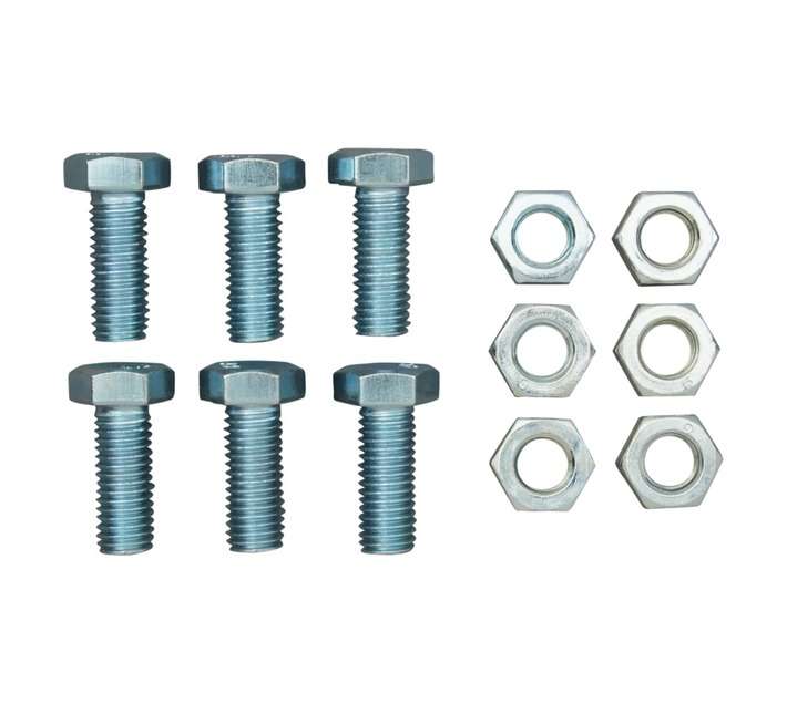 Eureka 12 x 30mm Galvanised Screw and Nut Set (6 Pack)
