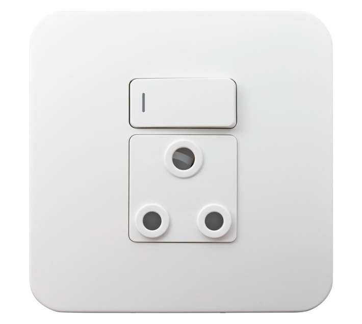 Veti Switch Plug - White (100 x 100mm)