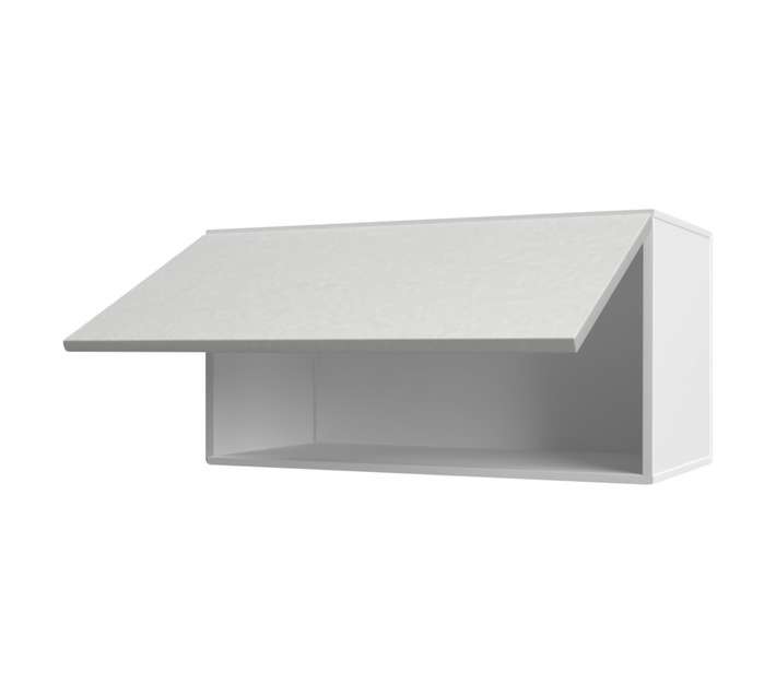 Home and Kitchen Melamine Top Extractor Fan Cabinet Unit - Stone Grey (600 x 300 x 360mm)