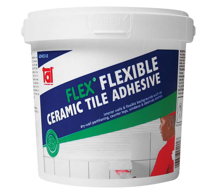 TAL Flex Flexible Ceramic Tile Adhesive - White (1kg)