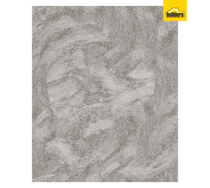 Fired Earth Concrete Text Wallpaper - Silver (10m x 530mm)