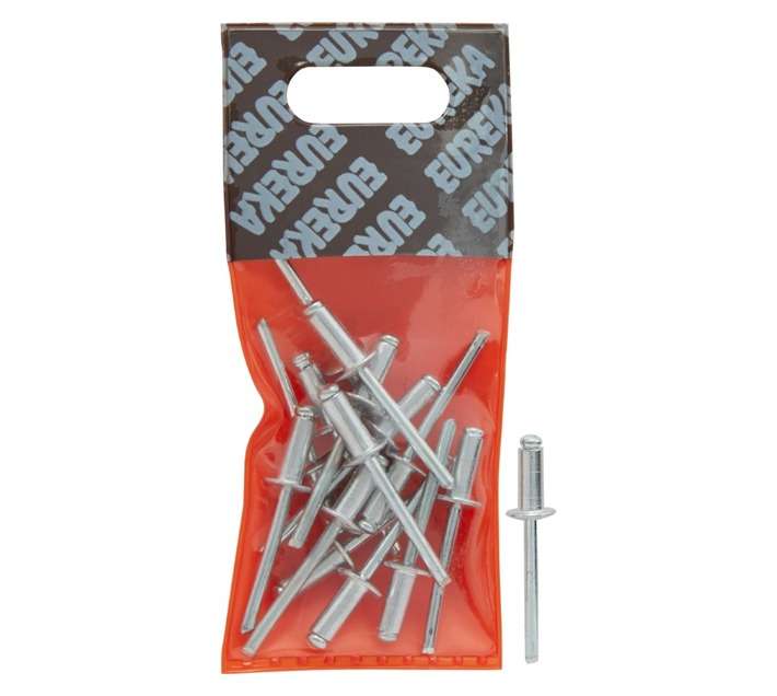 Eureka 15 x Aluminium Open Blind Rivets (4.8 x 12mm)