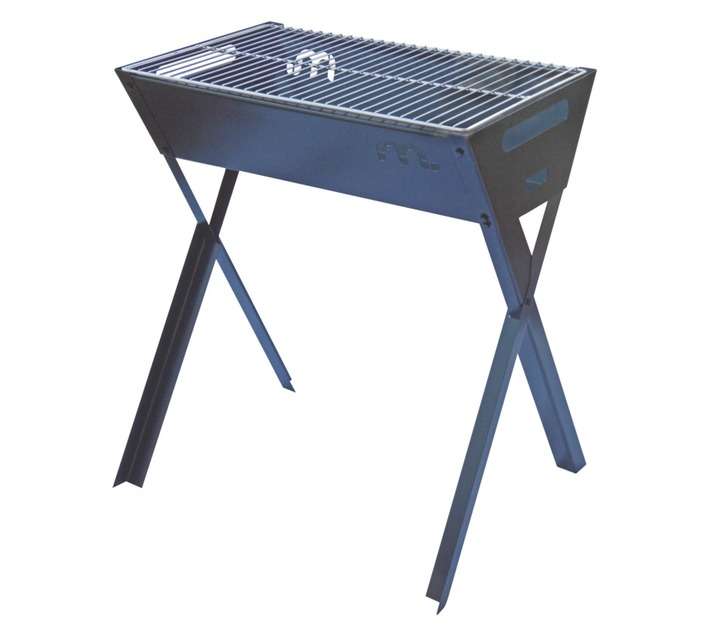 Megamaster 600 Barrel Freestanding Braai - Black