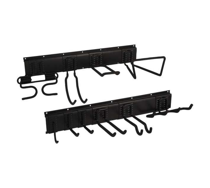 Grip Storage 15 Piece DIY Track and Hook Kit