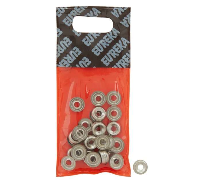 Eureka 50 x Nickle Plated N6 Cup Washers (3.5mm)